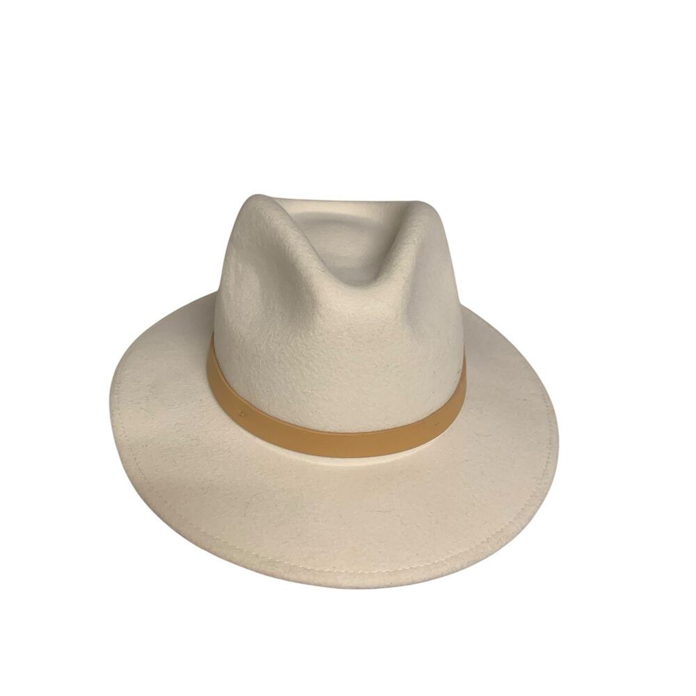 Brixton Cream Wool Fedora – Size Small